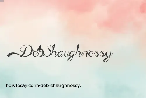 Deb Shaughnessy