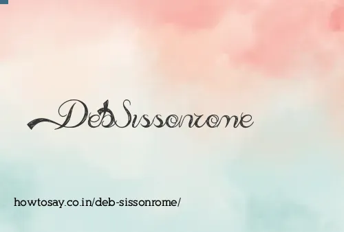 Deb Sissonrome
