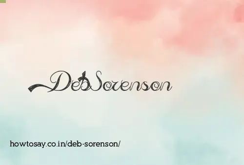 Deb Sorenson