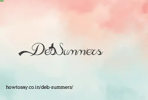 Deb Summers