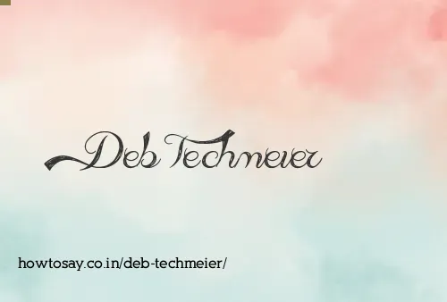 Deb Techmeier