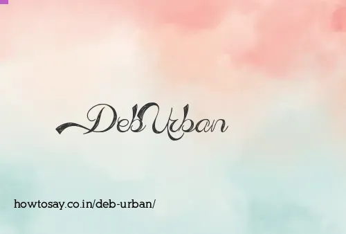 Deb Urban