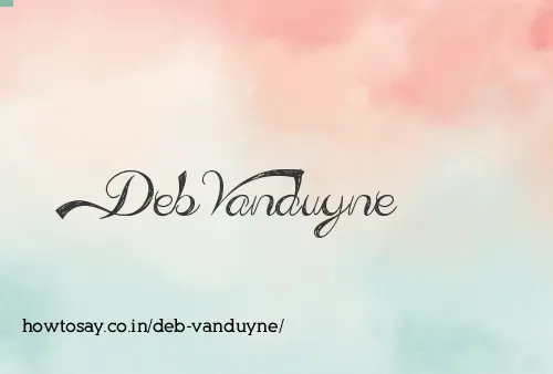 Deb Vanduyne