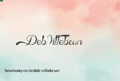 Deb Villebrun