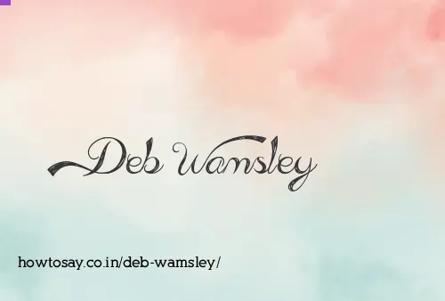Deb Wamsley