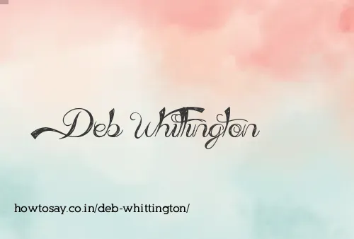 Deb Whittington