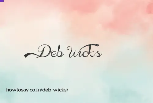 Deb Wicks