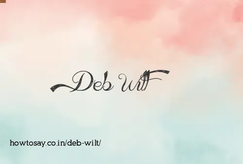 Deb Wilt