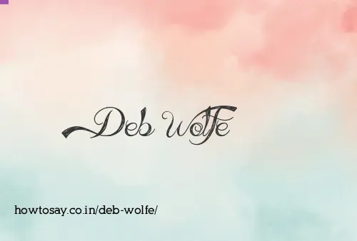 Deb Wolfe