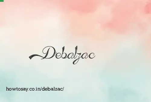 Debalzac