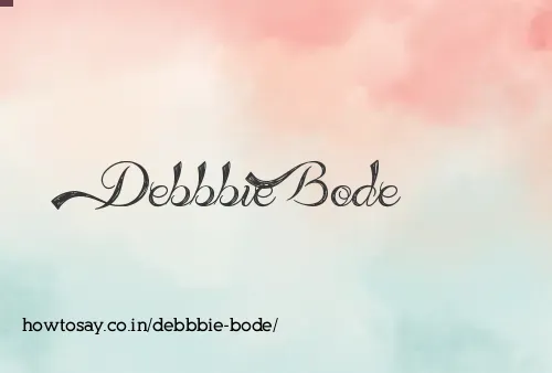 Debbbie Bode