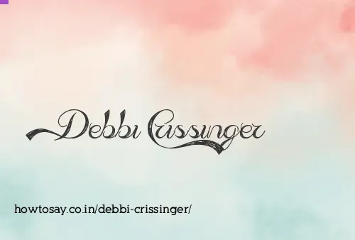Debbi Crissinger