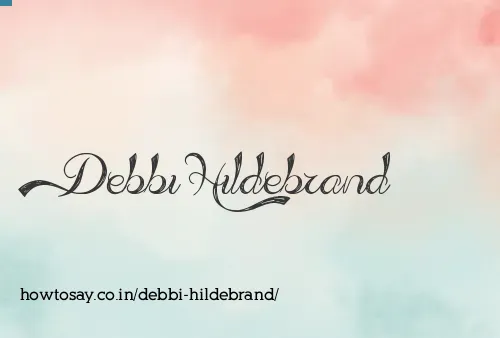 Debbi Hildebrand