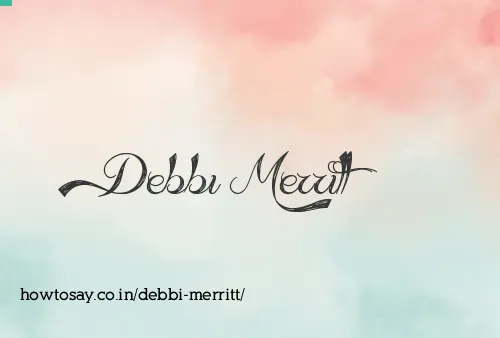 Debbi Merritt
