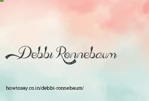Debbi Ronnebaum