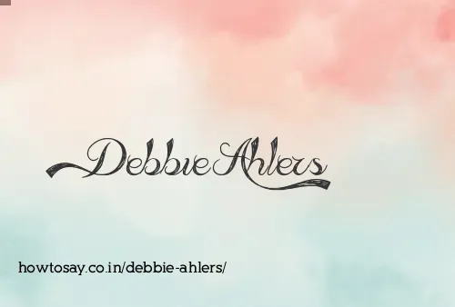Debbie Ahlers