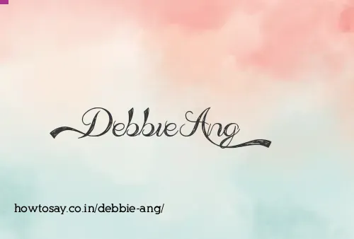 Debbie Ang