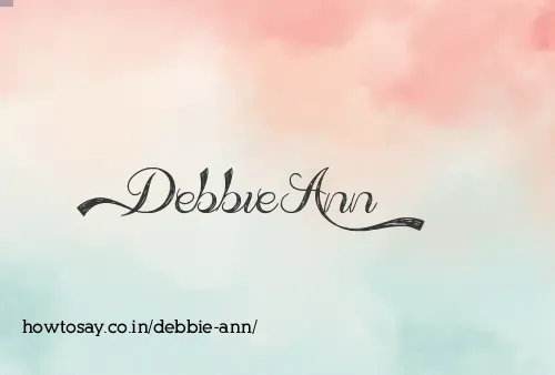 Debbie Ann