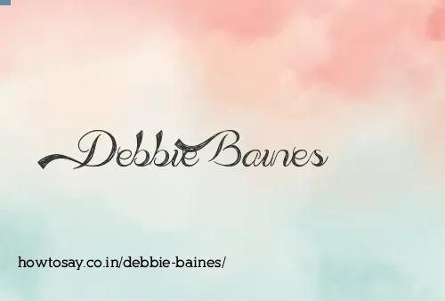 Debbie Baines