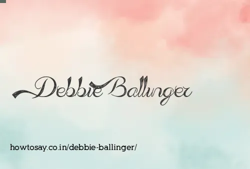 Debbie Ballinger