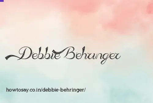 Debbie Behringer
