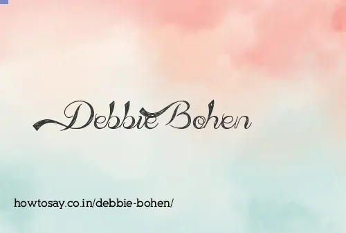 Debbie Bohen
