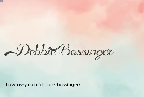 Debbie Bossinger