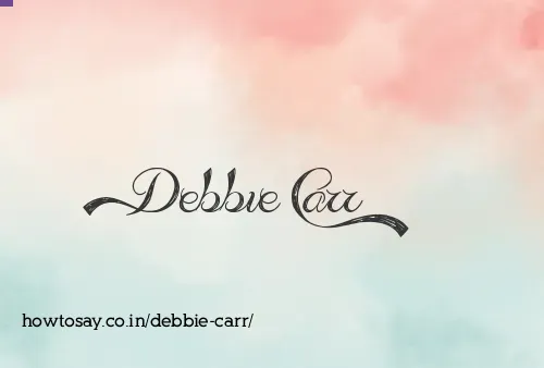 Debbie Carr