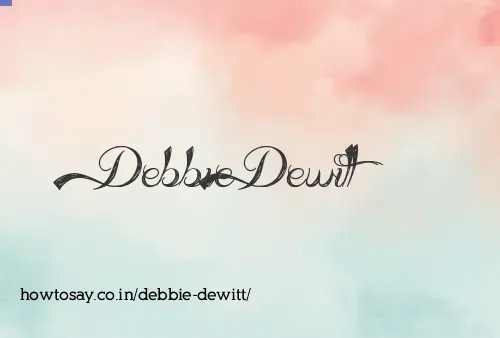 Debbie Dewitt