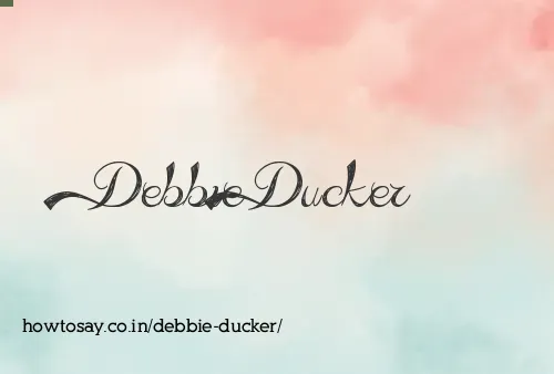 Debbie Ducker