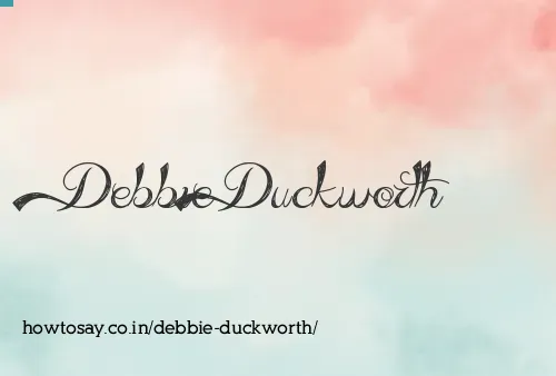 Debbie Duckworth