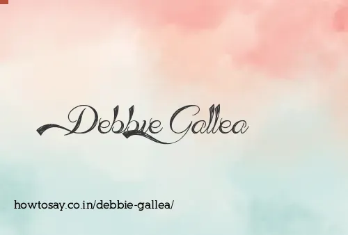 Debbie Gallea