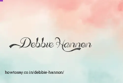Debbie Hannon