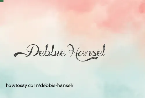 Debbie Hansel