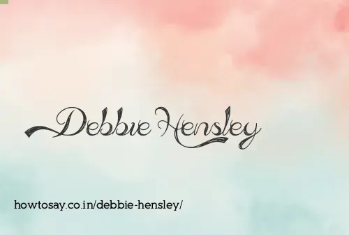 Debbie Hensley