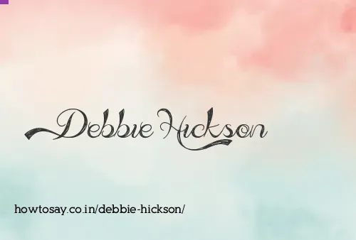 Debbie Hickson