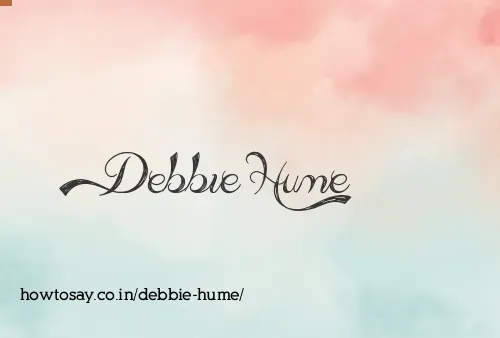 Debbie Hume