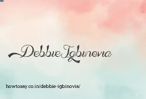 Debbie Igbinovia