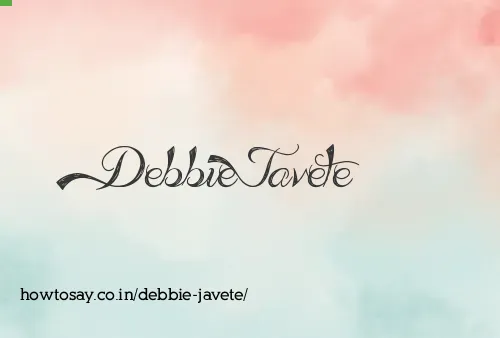 Debbie Javete