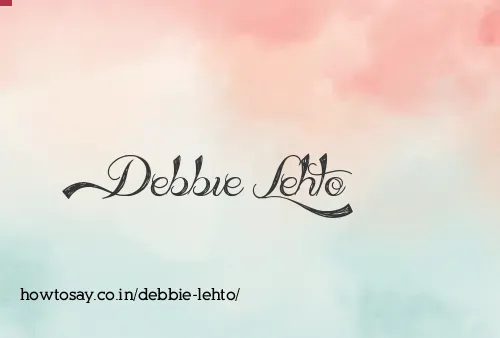 Debbie Lehto