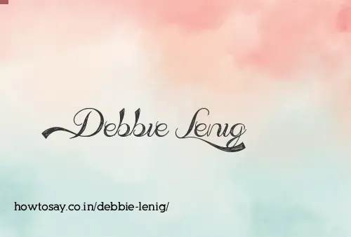 Debbie Lenig