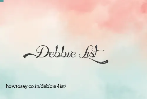 Debbie List