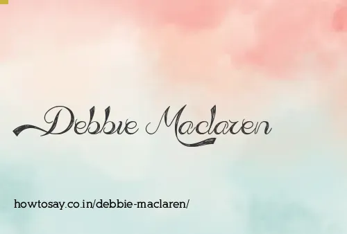 Debbie Maclaren