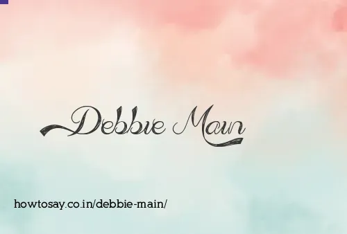 Debbie Main