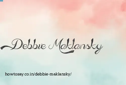Debbie Maklansky