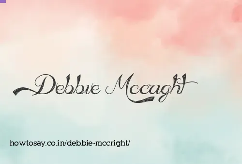 Debbie Mccright