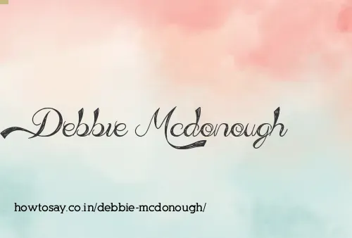 Debbie Mcdonough