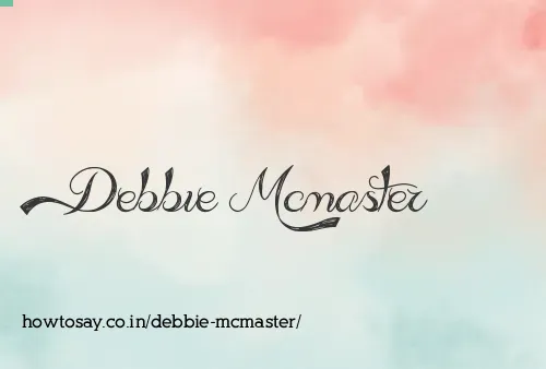 Debbie Mcmaster
