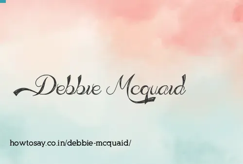 Debbie Mcquaid
