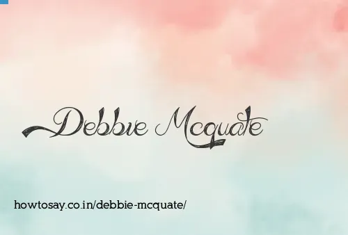 Debbie Mcquate